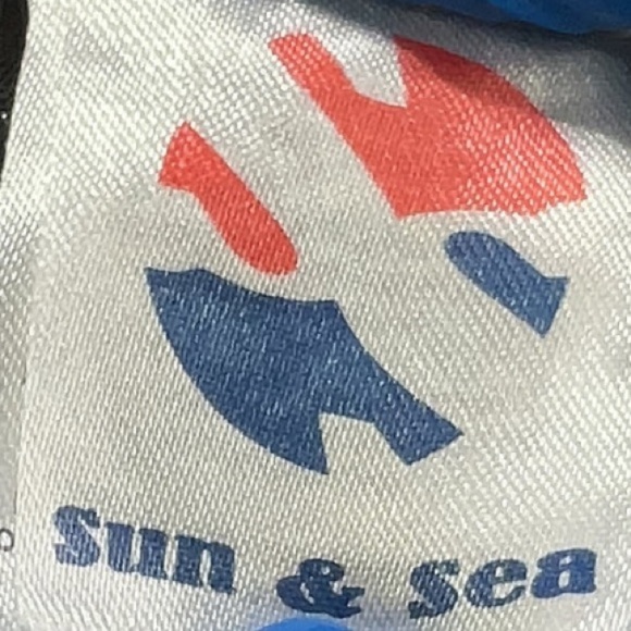 Sun & Sea Grey and Red One Piece Swimwear Chevron Pattern Women’s Plus Size 18 - Picture 3 of 5